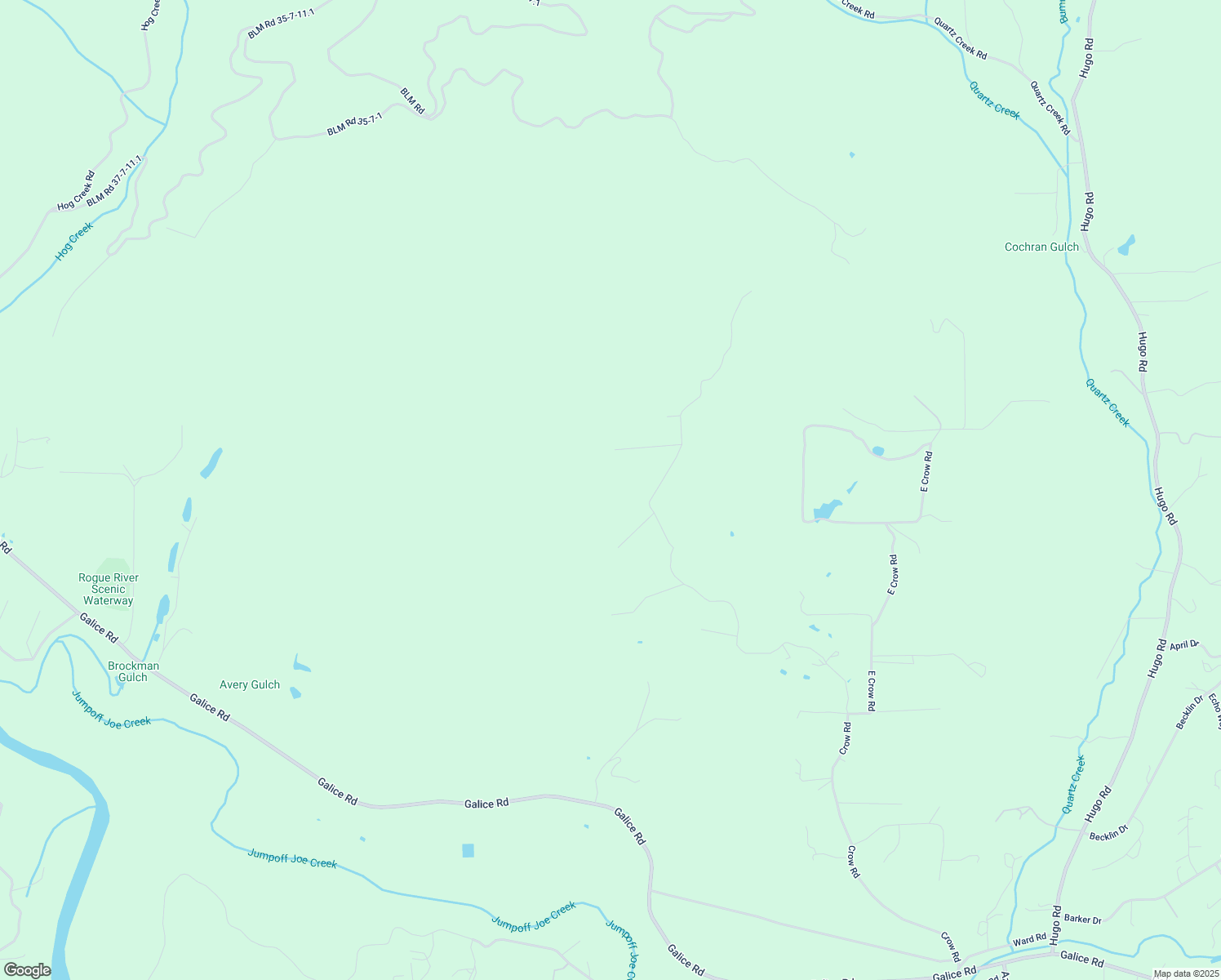 map of restaurants, bars, coffee shops, grocery stores, and more near 2000 East Crow Road in Merlin