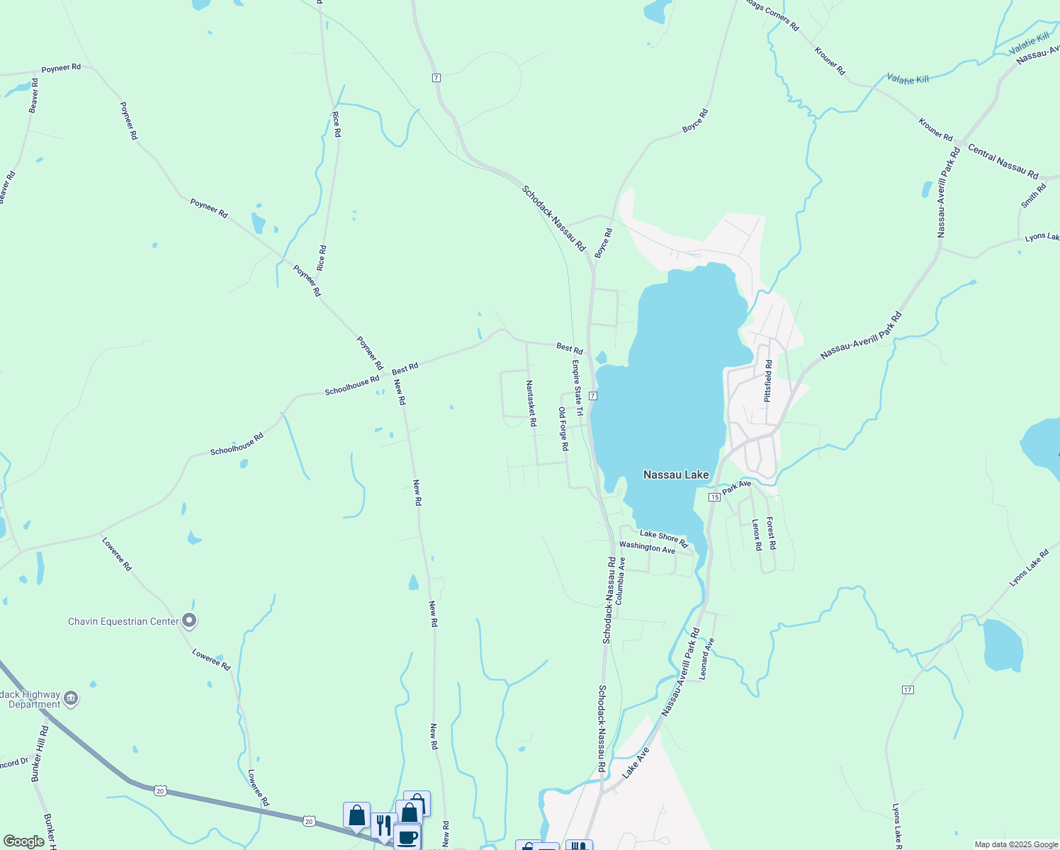 map of restaurants, bars, coffee shops, grocery stores, and more near 120 Nantasket Rd in Nassau