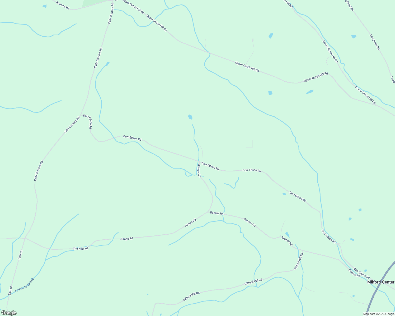 map of restaurants, bars, coffee shops, grocery stores, and more near 345 Dorr Edson Road in Oneonta