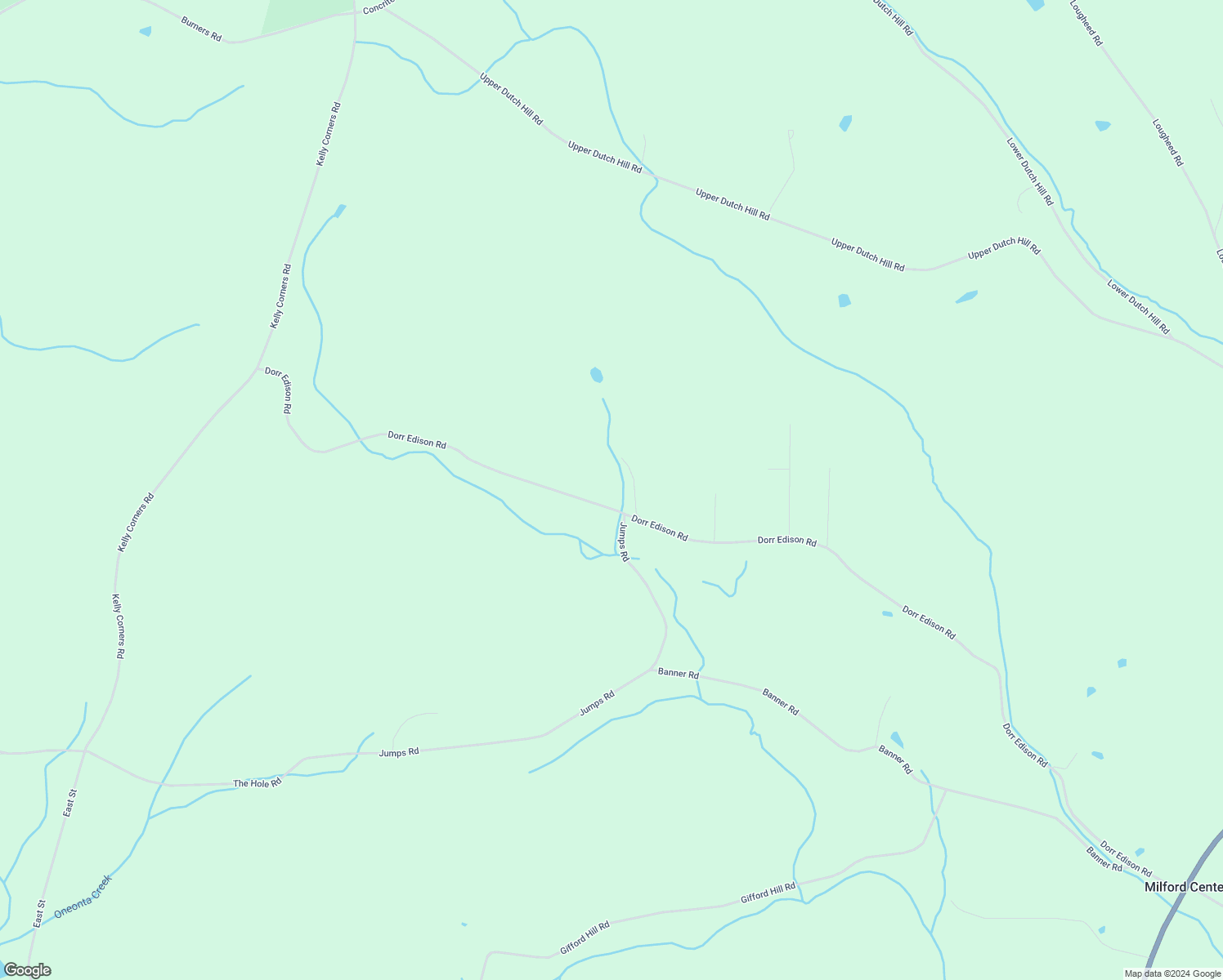 map of restaurants, bars, coffee shops, grocery stores, and more near 345 Dorr Edson Road in Oneonta