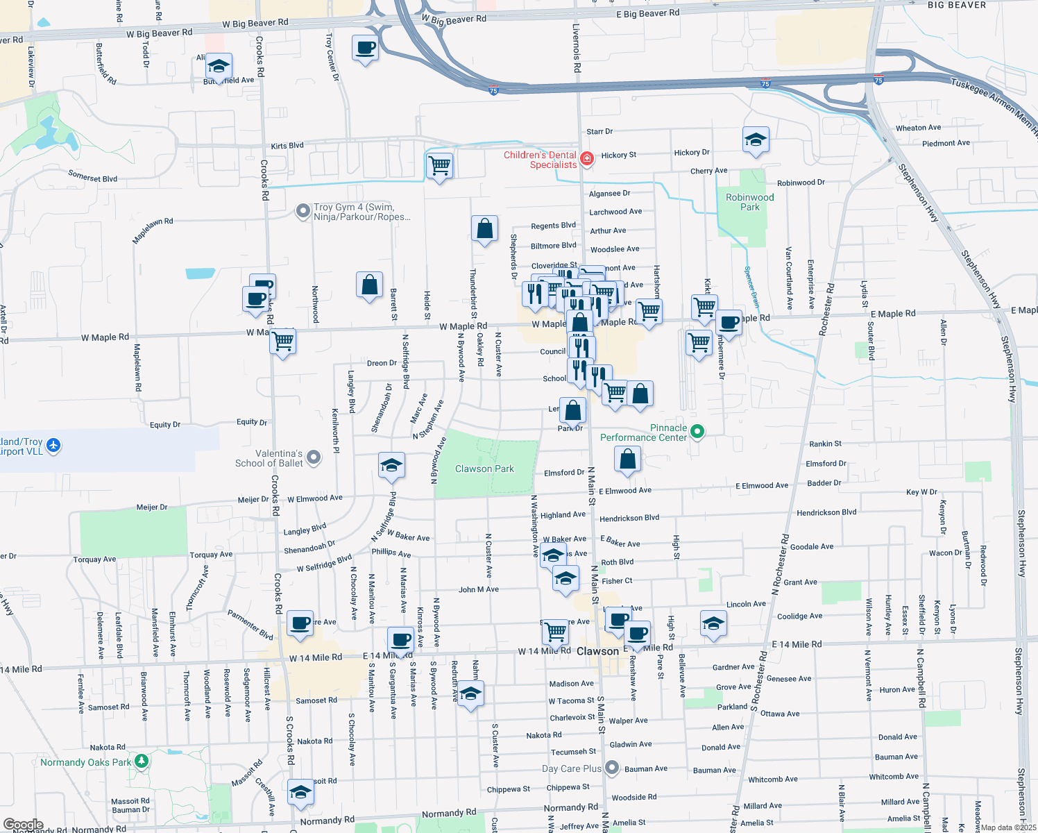 279 Leroy Avenue, Clawson MI Walk Score
