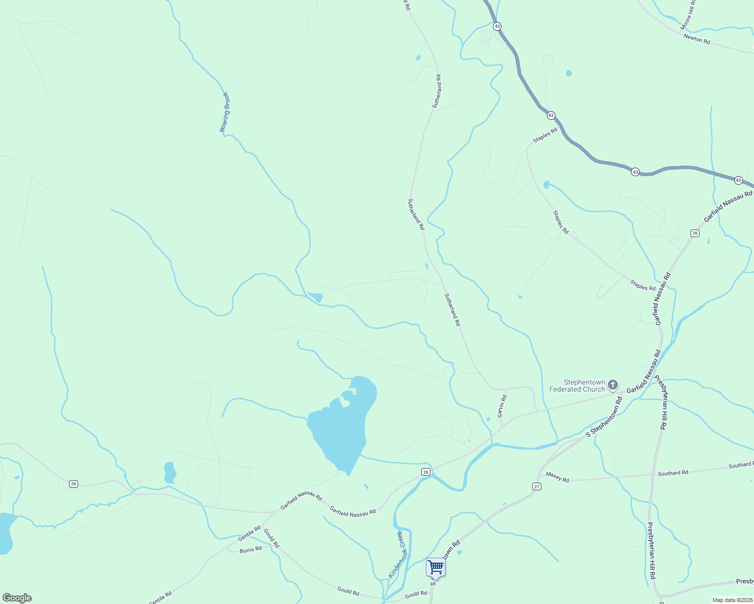 map of restaurants, bars, coffee shops, grocery stores, and more near 57 George Hunt Road in Stephentown