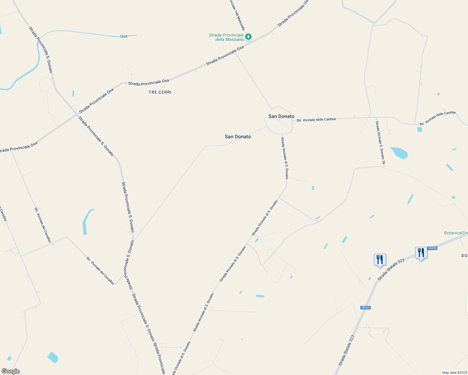 map of restaurants, bars, coffee shops, grocery stores, and more near in Province of Grosseto
