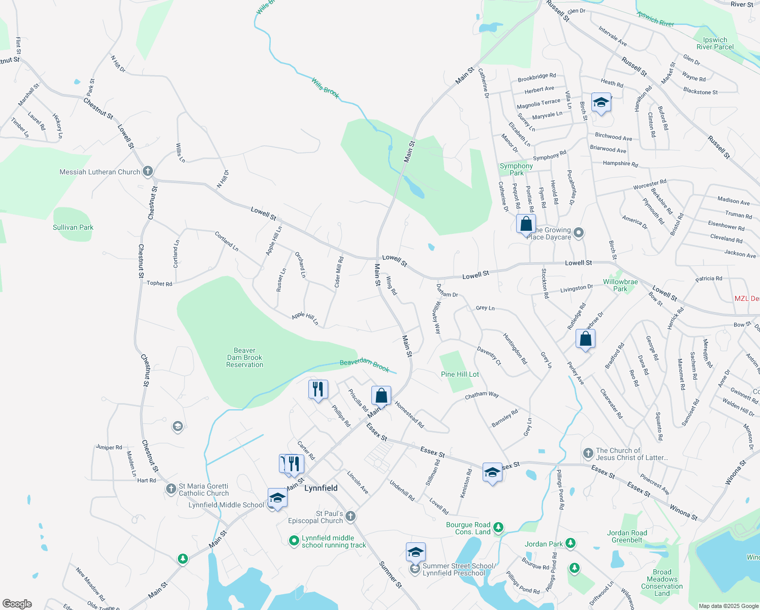 1014 Main Street, Lynnfield MA Walk Score