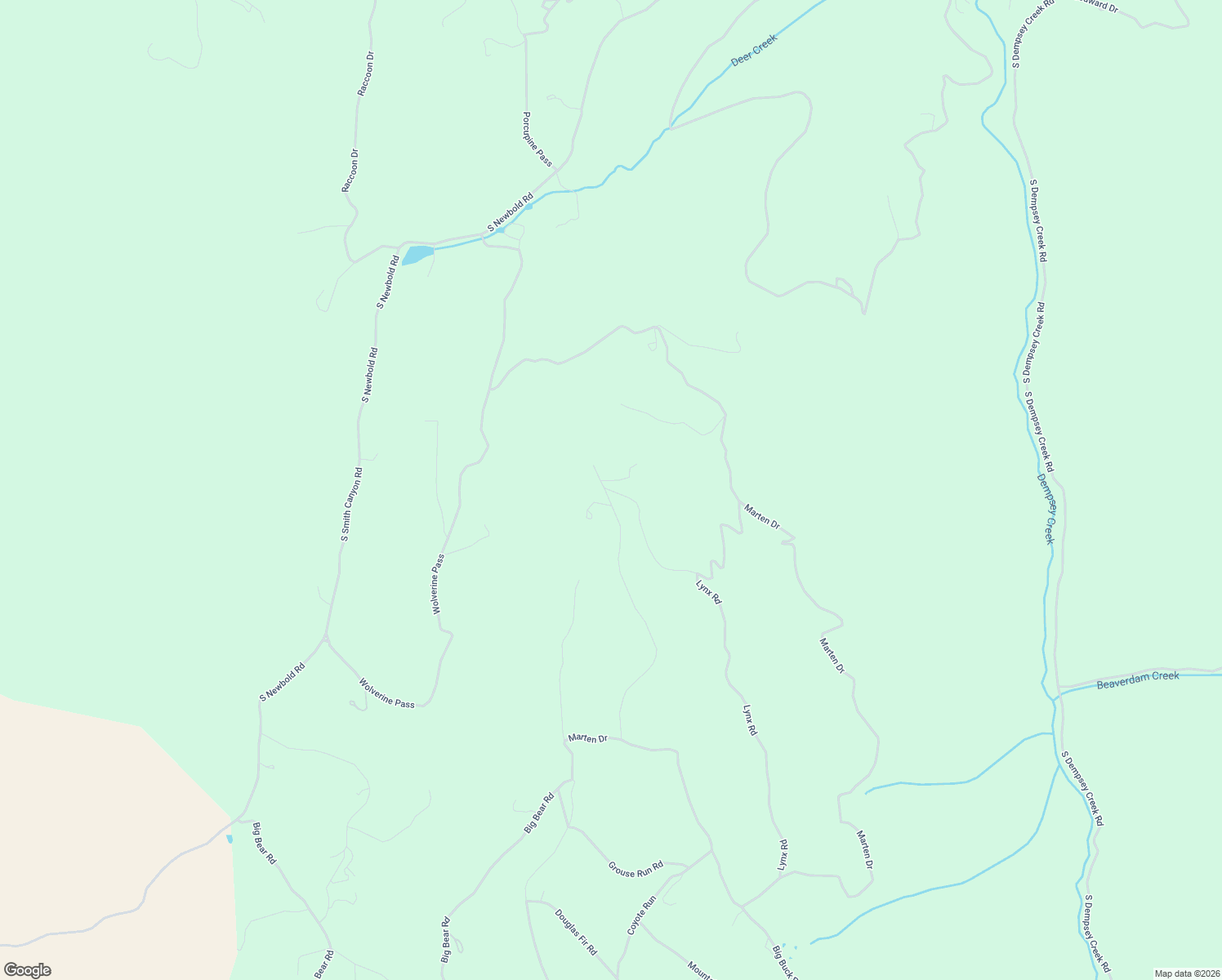 map of restaurants, bars, coffee shops, grocery stores, and more near Little Buffalo Road in Bannock County