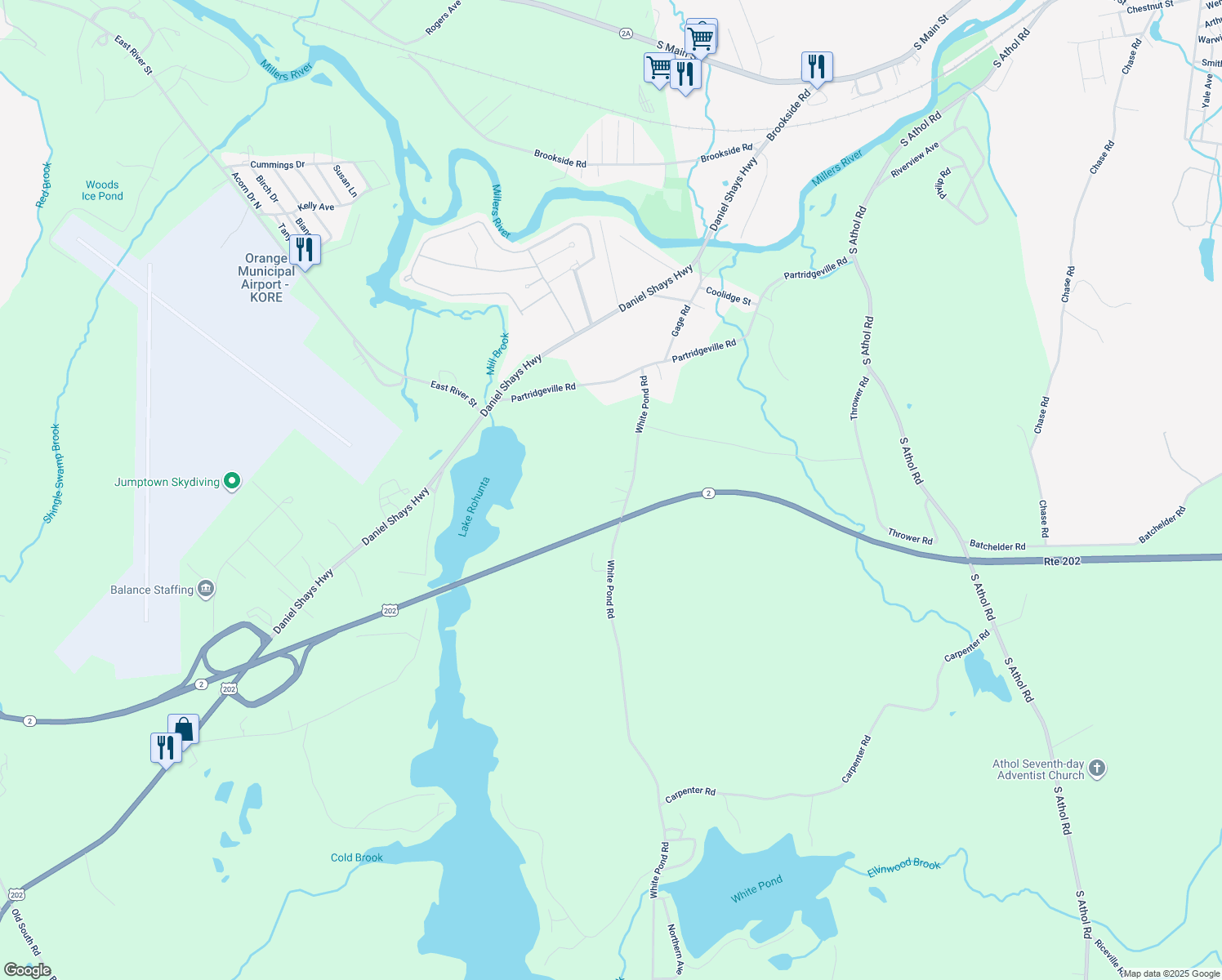 363 White Pond Road, Athol MA Walk Score