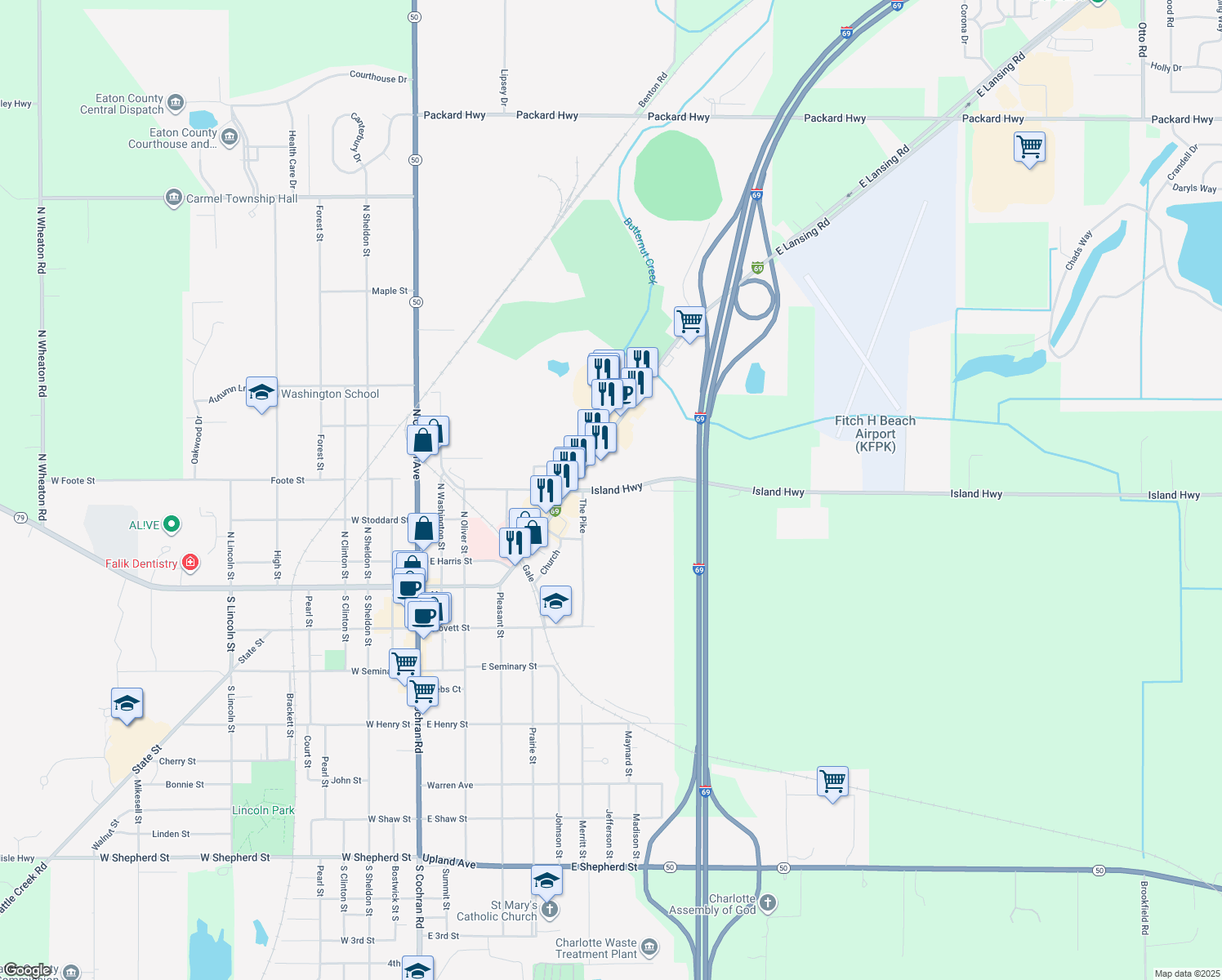235 Island Highway, Charlotte MI Walk Score