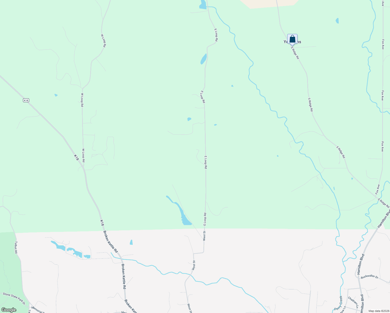map of restaurants, bars, coffee shops, grocery stores, and more near 33375 East Loop Road in Sioux City
