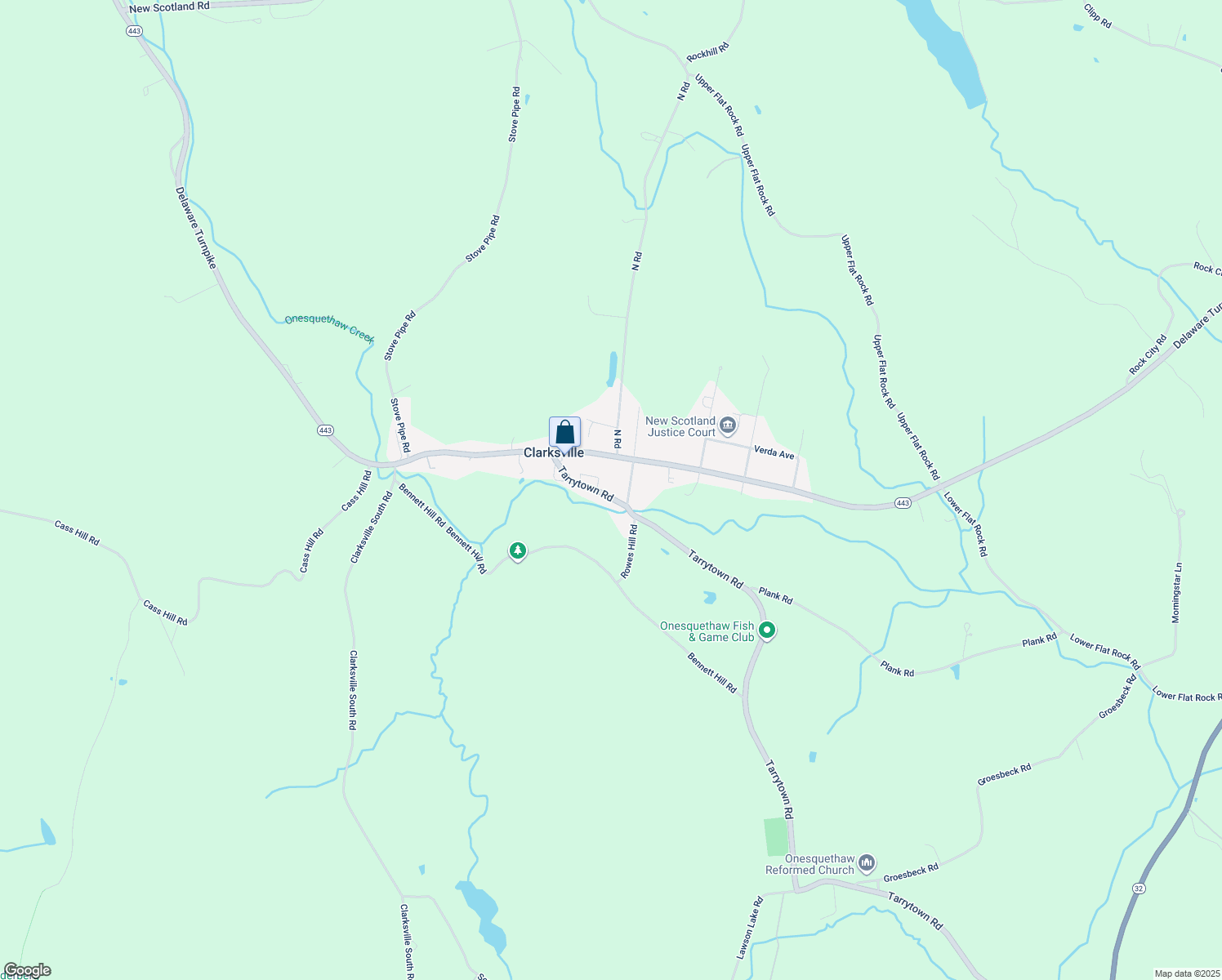 map of restaurants, bars, coffee shops, grocery stores, and more near 2160 Tarrytown Road in Clarksville