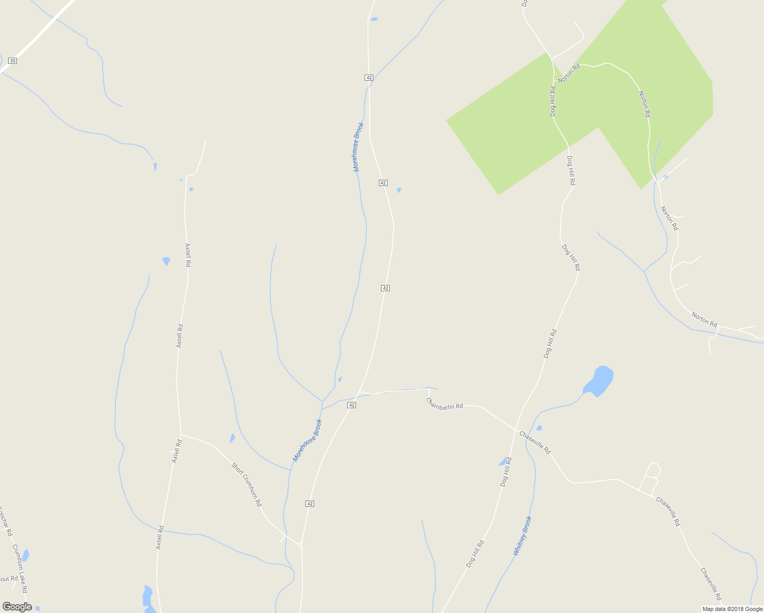map of restaurants, bars, coffee shops, grocery stores, and more near Co Road 42 in Maryland