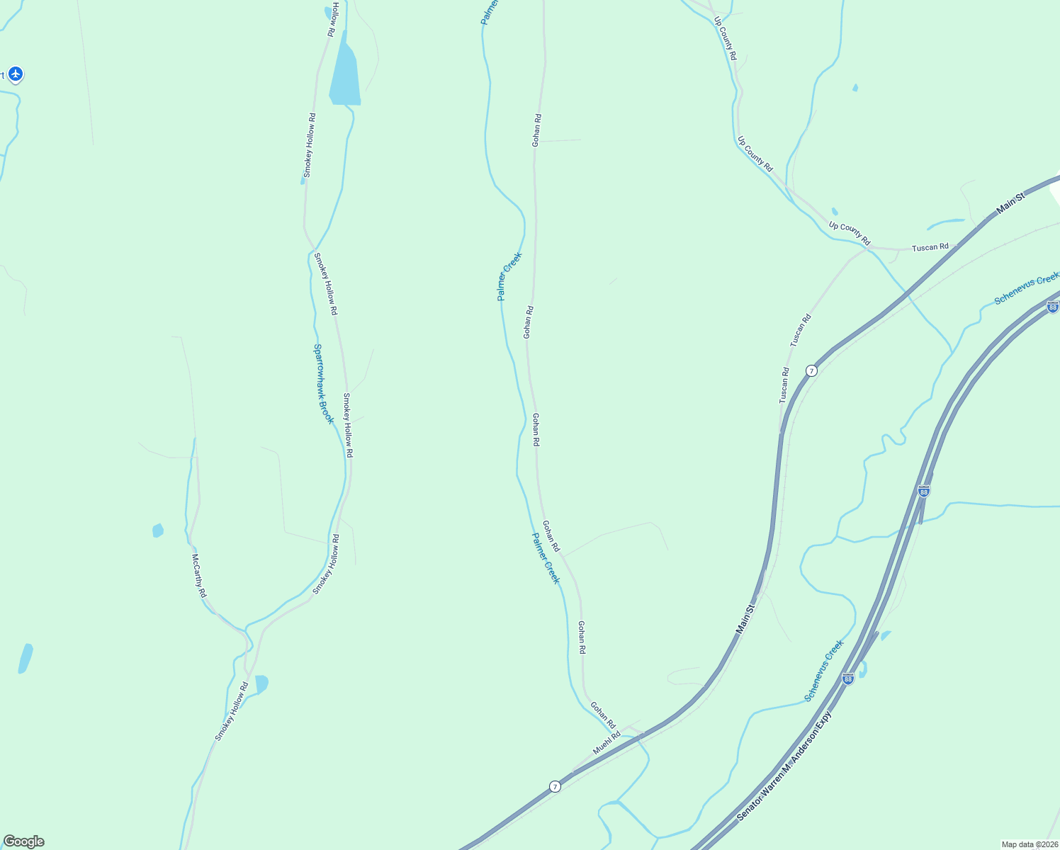 map of restaurants, bars, coffee shops, grocery stores, and more near 301 Gohan Road in Schenevus