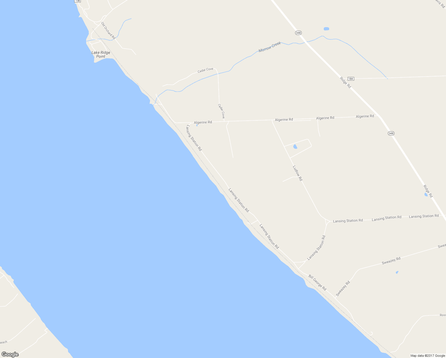 map of restaurants, bars, coffee shops, grocery stores, and more near 594 Lansing Station Road in Lansing