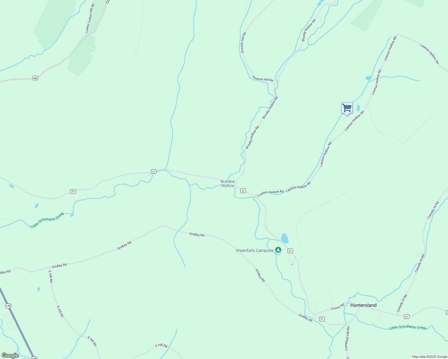 map of restaurants, bars, coffee shops, grocery stores, and more near 1732 Huntersland Road in Middleburgh