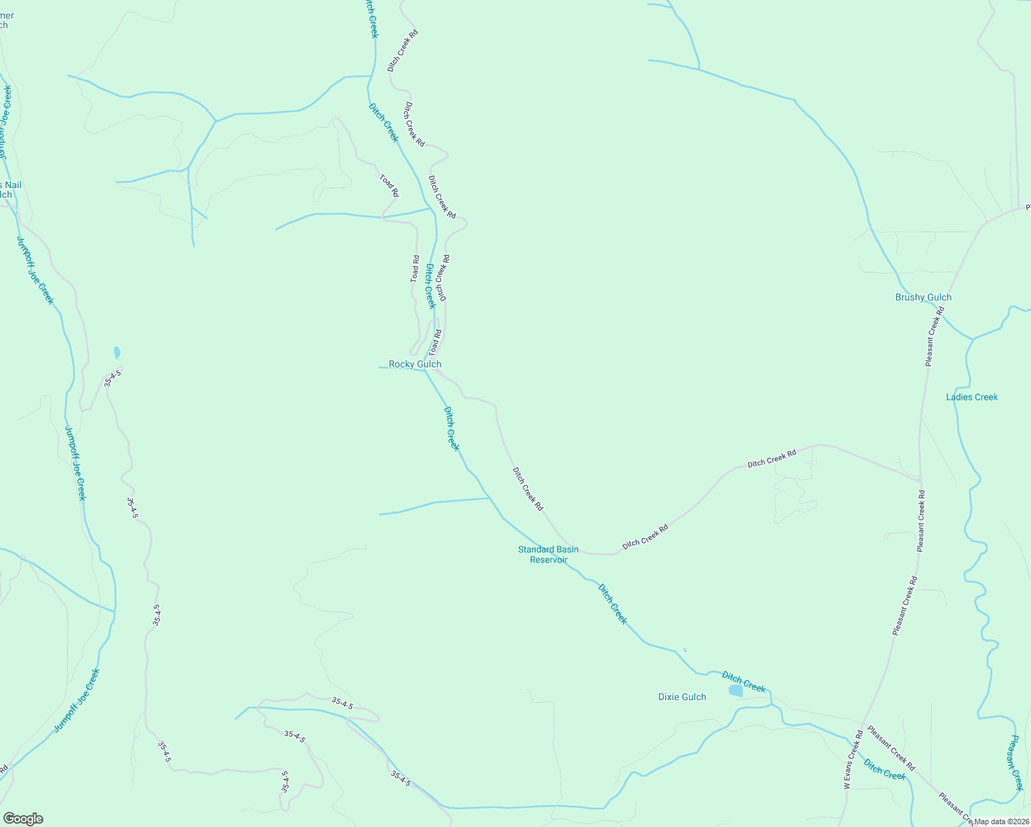 map of restaurants, bars, coffee shops, grocery stores, and more near 32376 Ditch Creek Road in Rogue River
