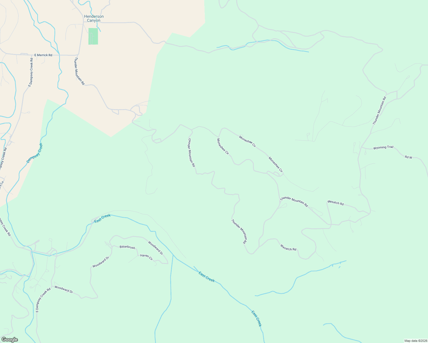 map of restaurants, bars, coffee shops, grocery stores, and more near Thunder Mountain Road in Lava Hot Springs