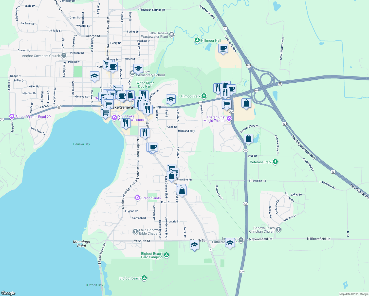 223 Skyline Drive, Lake Geneva WI Walk Score