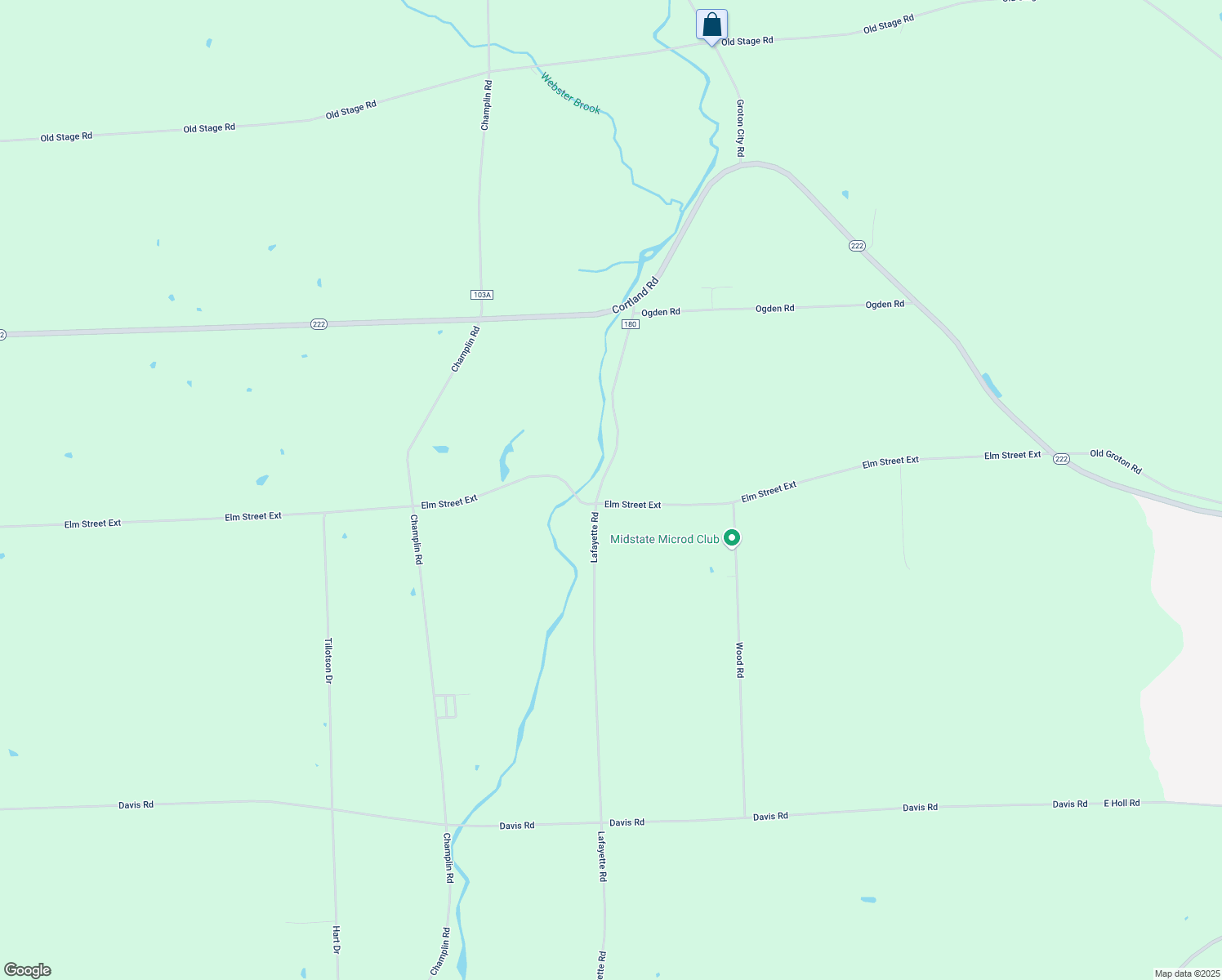 map of restaurants, bars, coffee shops, grocery stores, and more near 477 Lafayette Rd in Groton