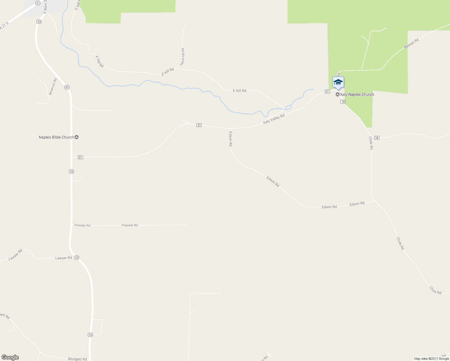 map of restaurants, bars, coffee shops, grocery stores, and more near 6495 Edson Road in Naples