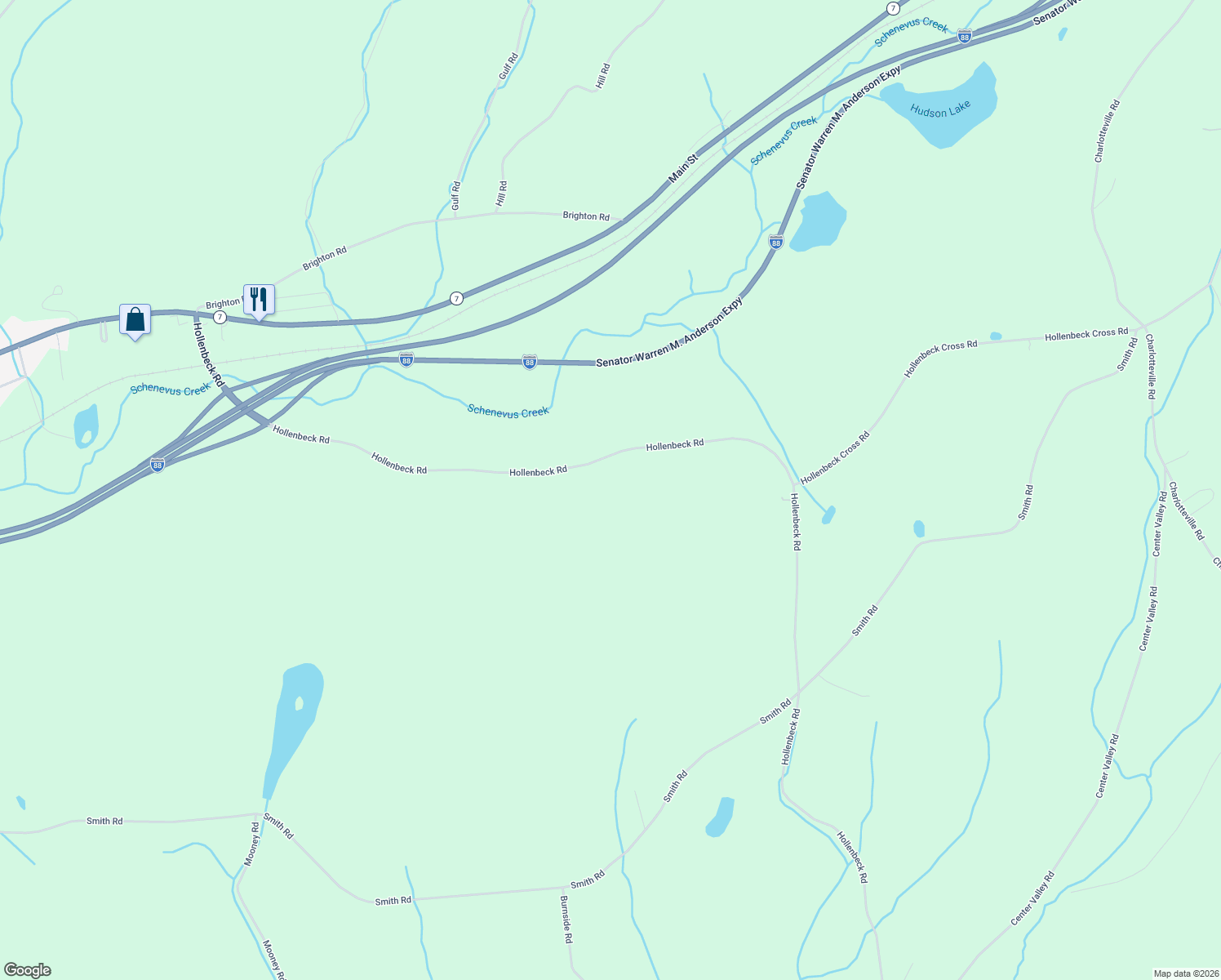 map of restaurants, bars, coffee shops, grocery stores, and more near 575 Hollenbeck Road in Worcester