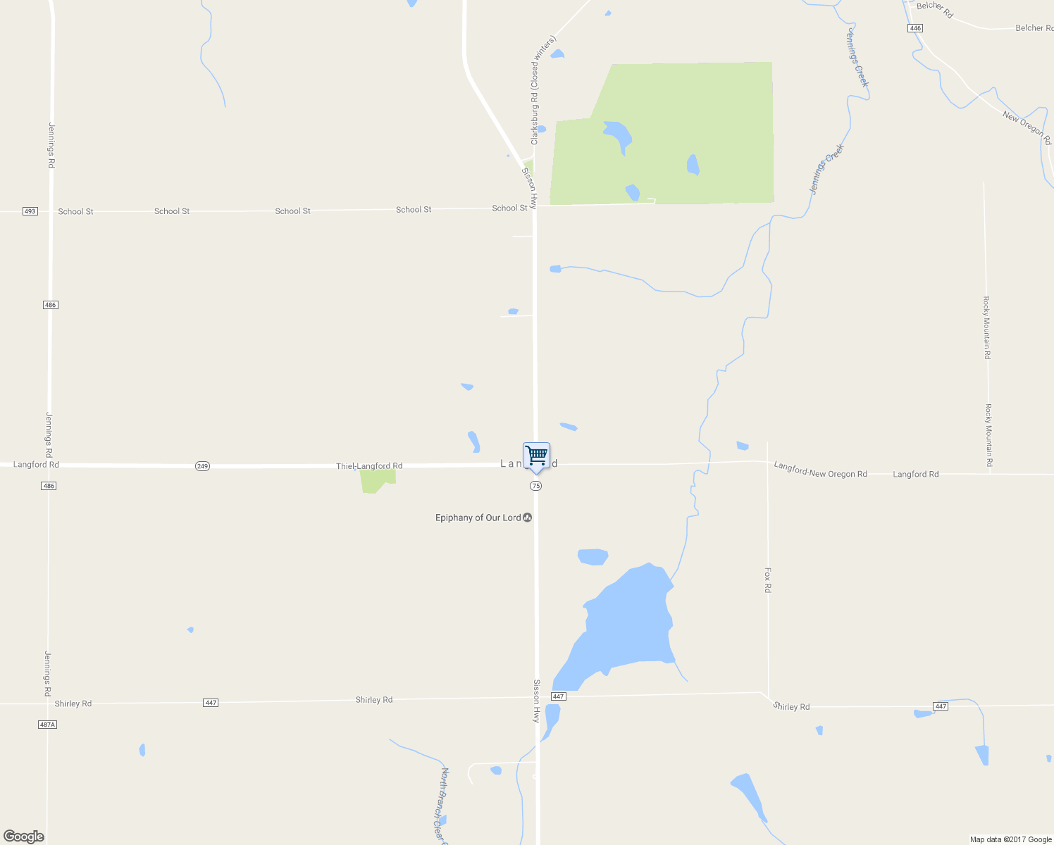 map of restaurants, bars, coffee shops, grocery stores, and more near 10686 Sisson Highway in Eden