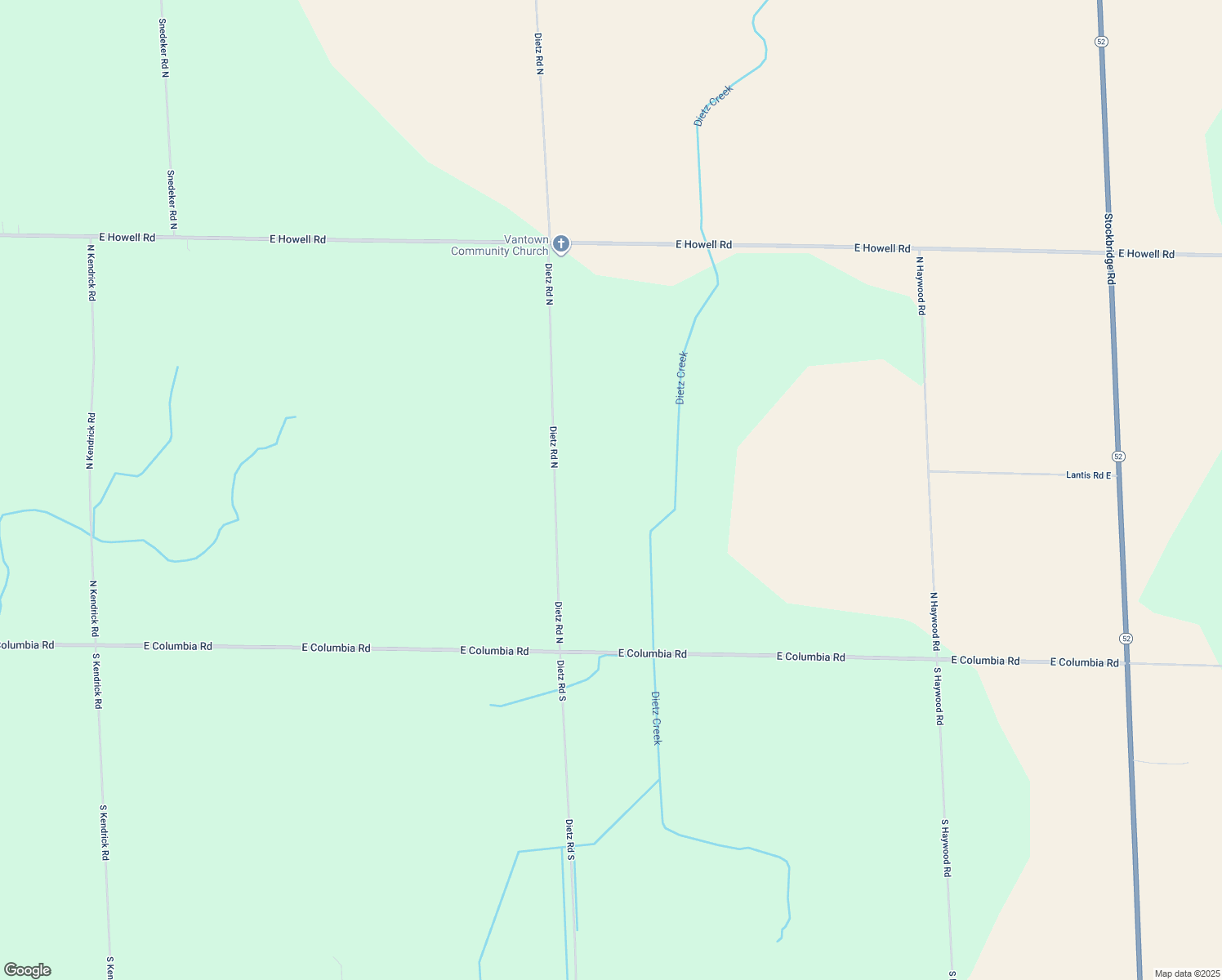 map of restaurants, bars, coffee shops, grocery stores, and more near 220 Dietz Road North in Webberville