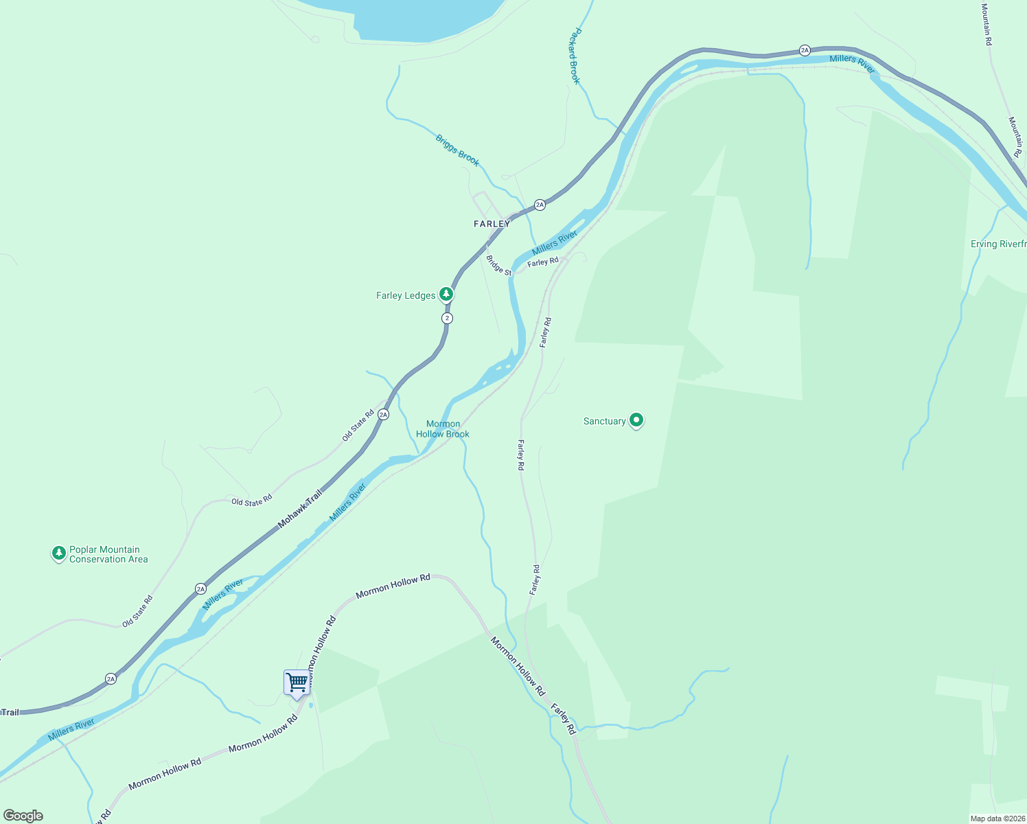 map of restaurants, bars, coffee shops, grocery stores, and more near 345 Farley Road in Wendell