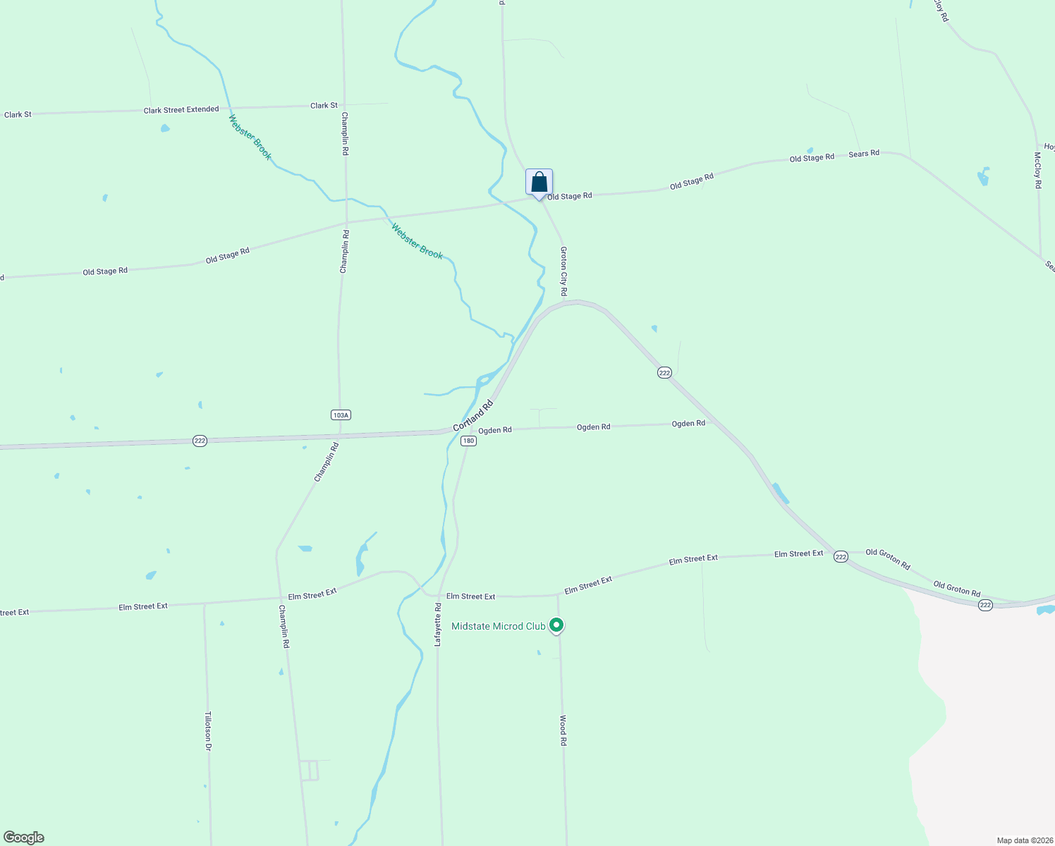 map of restaurants, bars, coffee shops, grocery stores, and more near 34 Ogden Rd in Groton