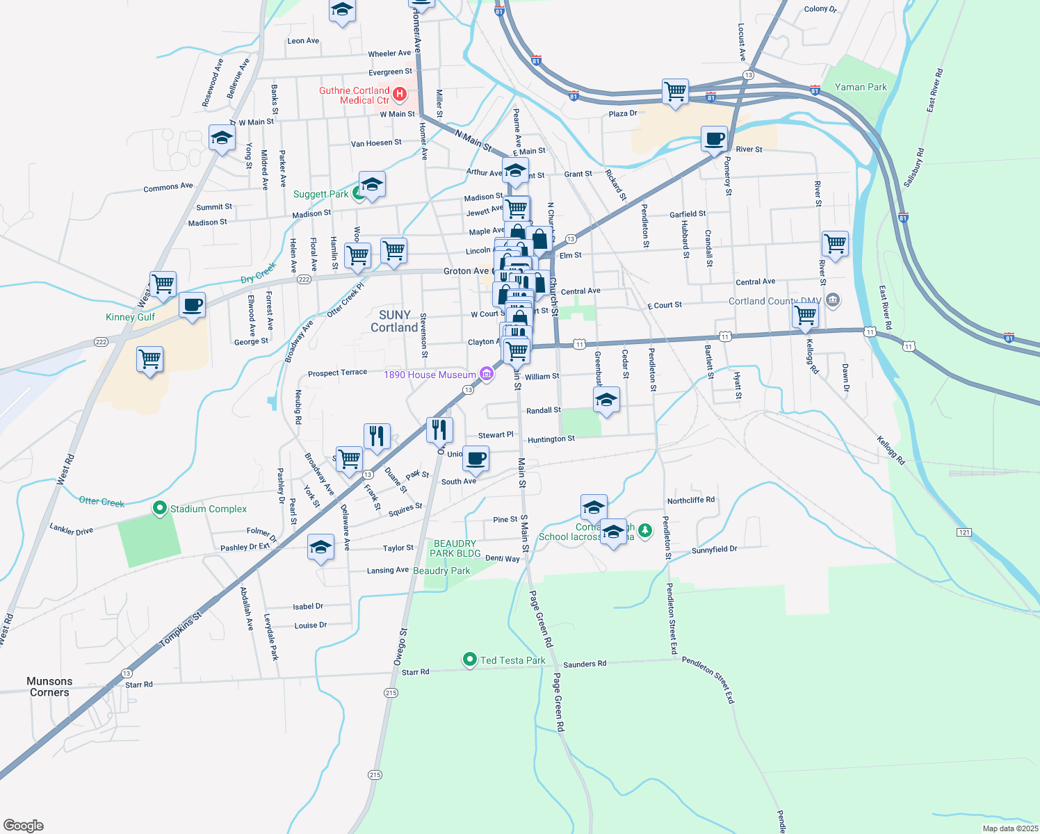 Main Street, Cortland NY Walk Score