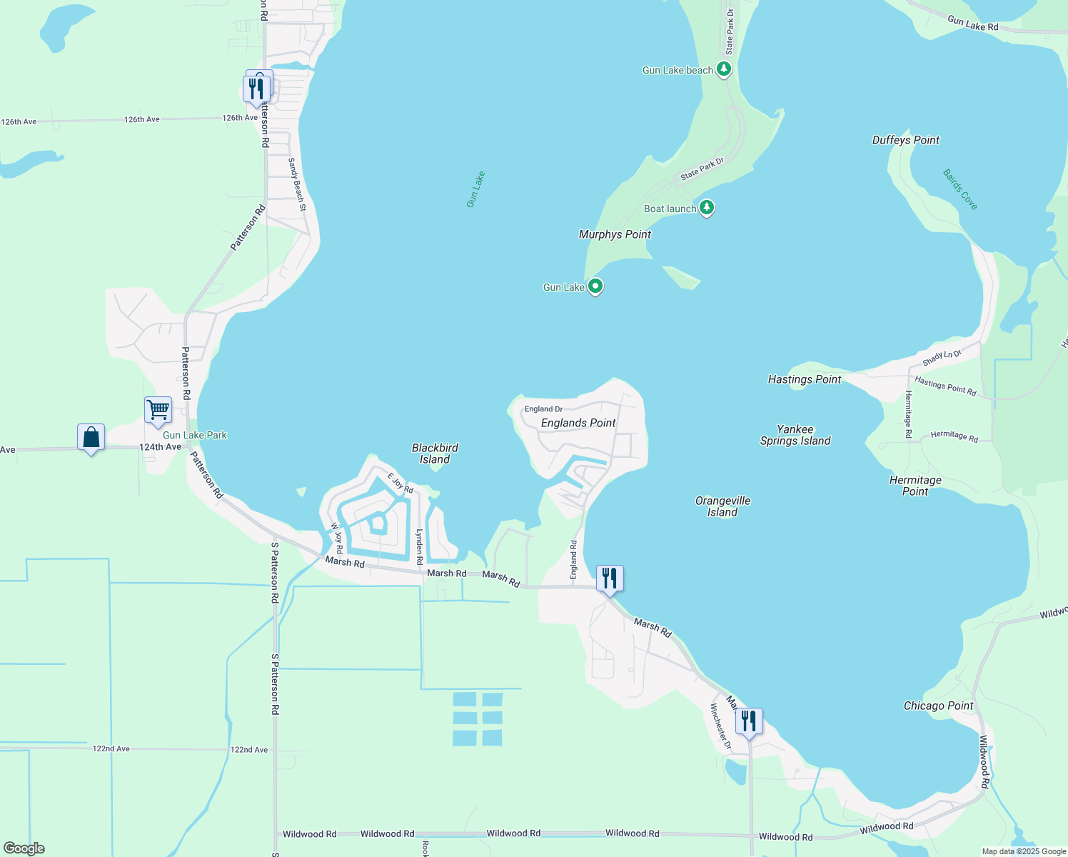 map of restaurants, bars, coffee shops, grocery stores, and more near 3817 England Drive in Shelbyville