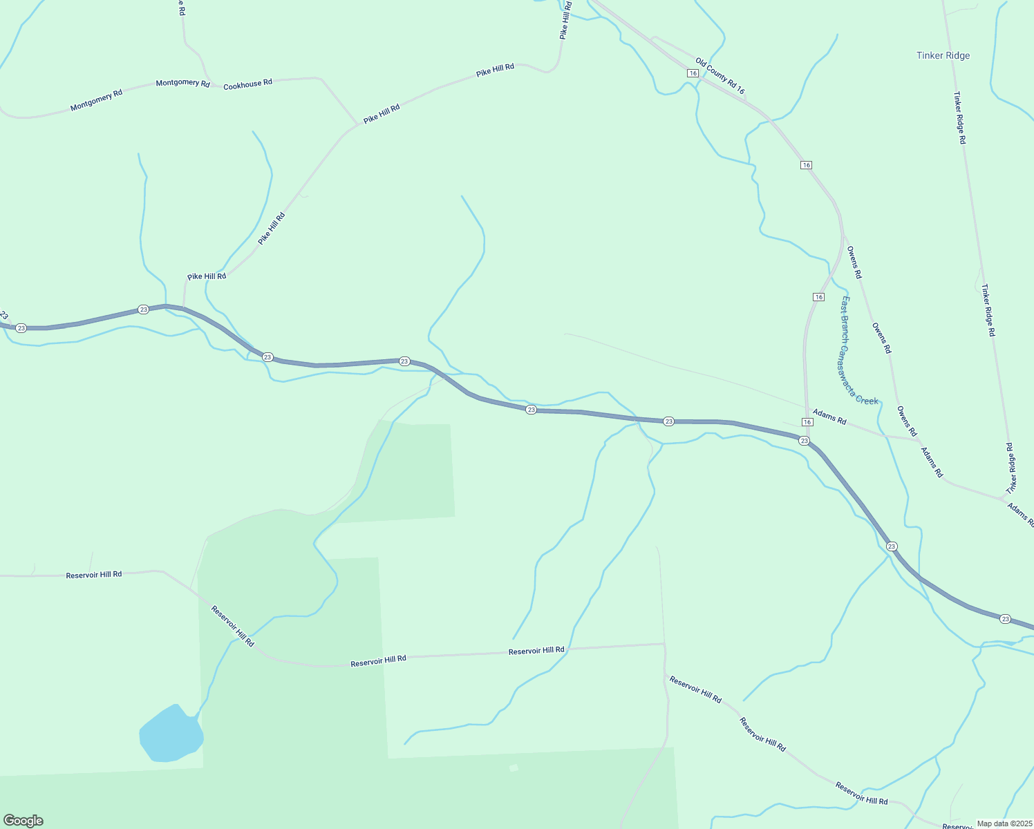 map of restaurants, bars, coffee shops, grocery stores, and more near 3334 New York 23 in South Plymouth