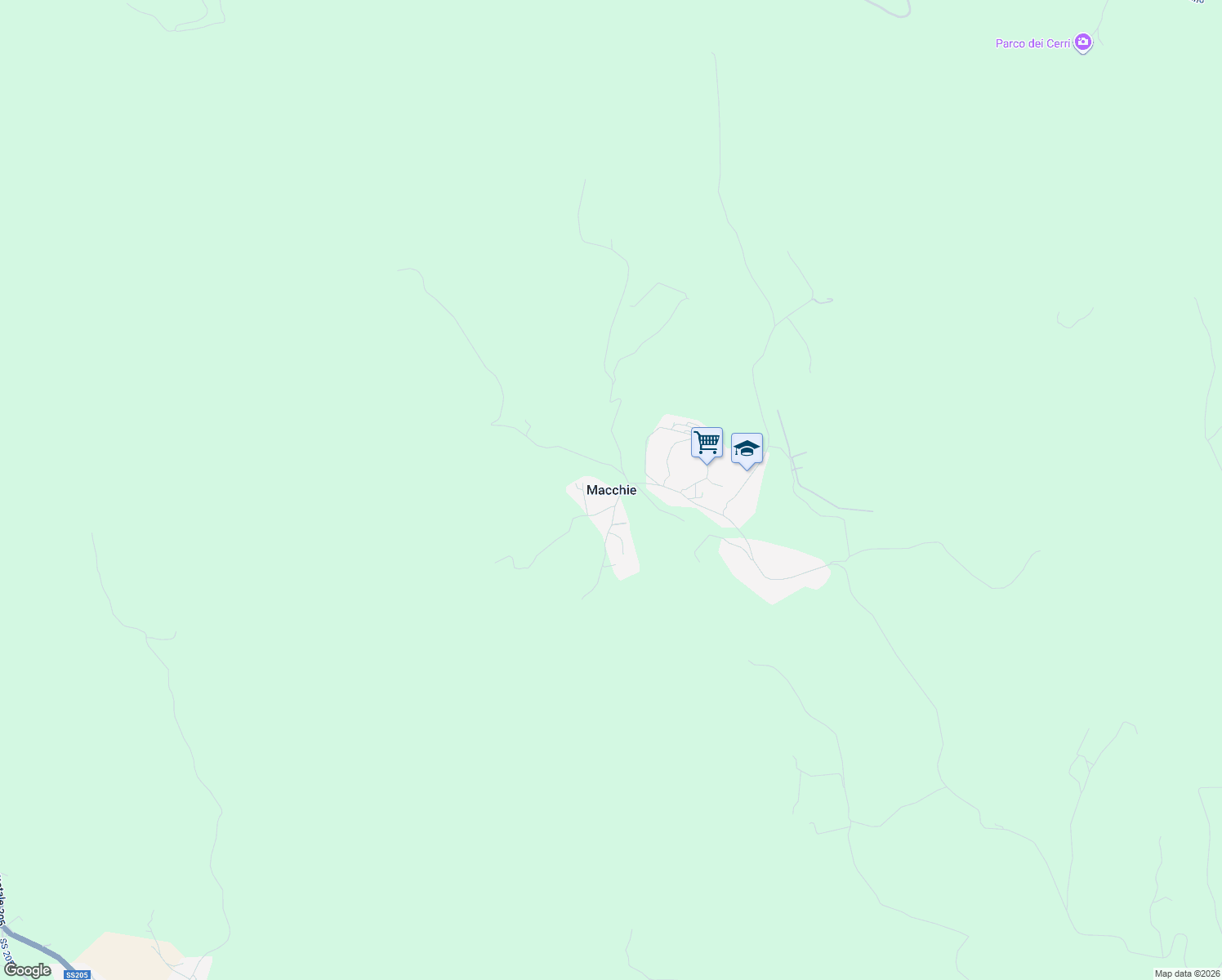 map of restaurants, bars, coffee shops, grocery stores, and more near in Macchie