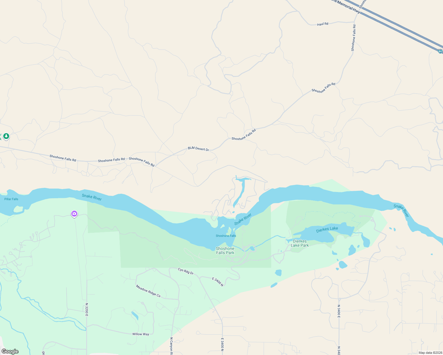 map of restaurants, bars, coffee shops, grocery stores, and more near 645 Canyon Drive in Jerome