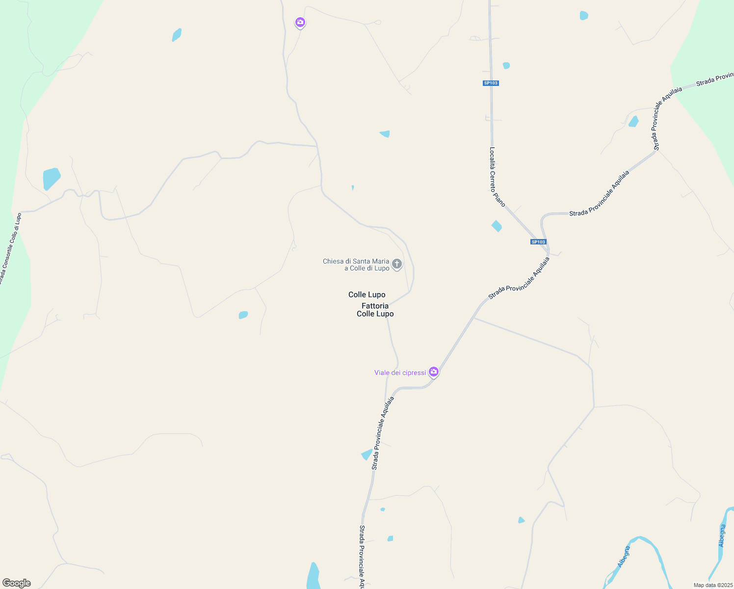 map of restaurants, bars, coffee shops, grocery stores, and more near in Province of Grosseto