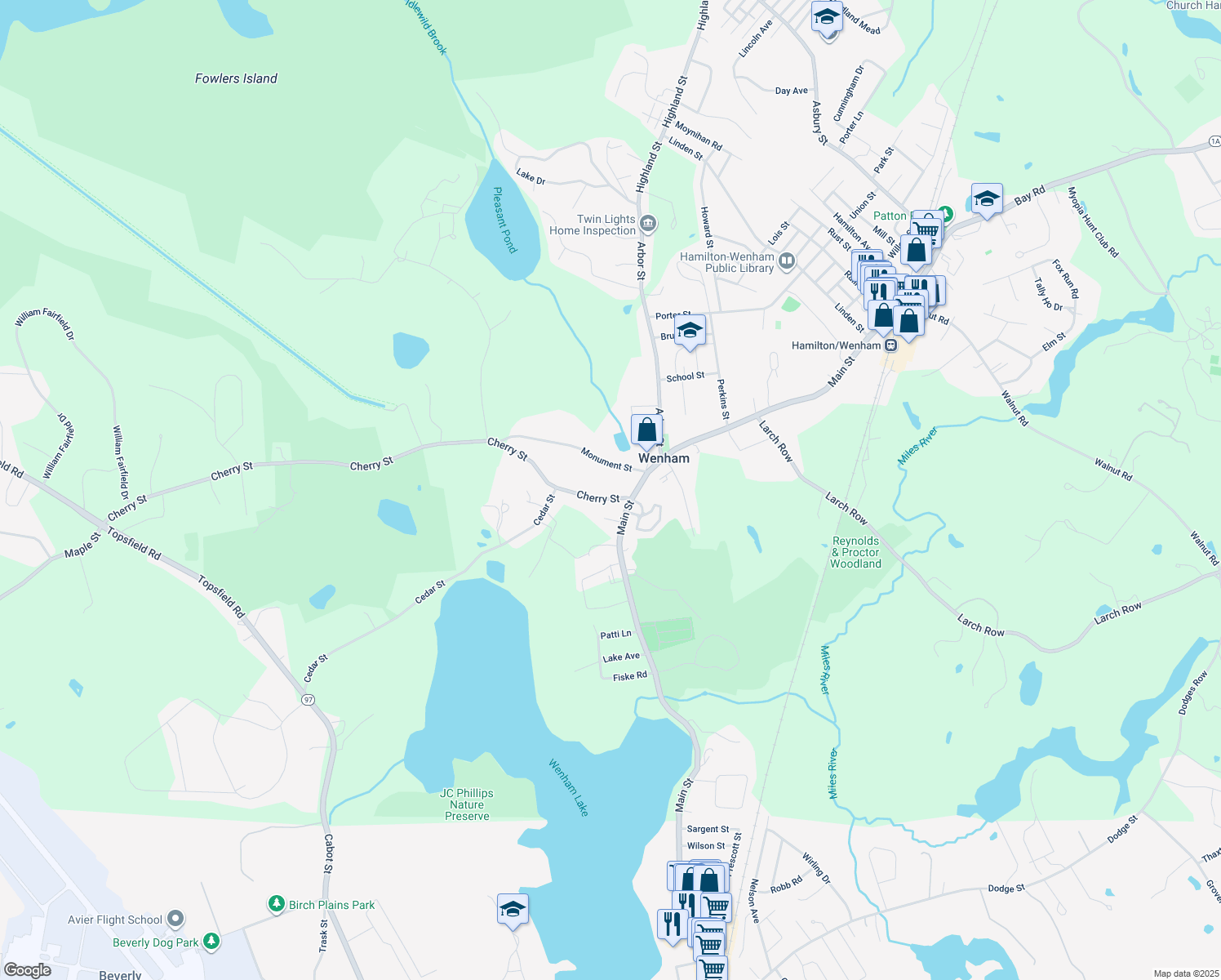 10 Cherry Street, Wenham MA Walk Score