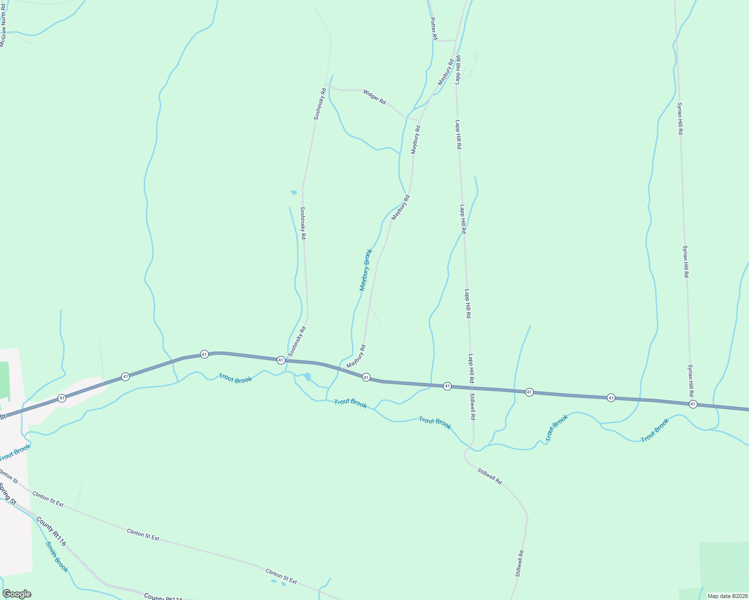 map of restaurants, bars, coffee shops, grocery stores, and more near 4092 Maybury Road in McGraw