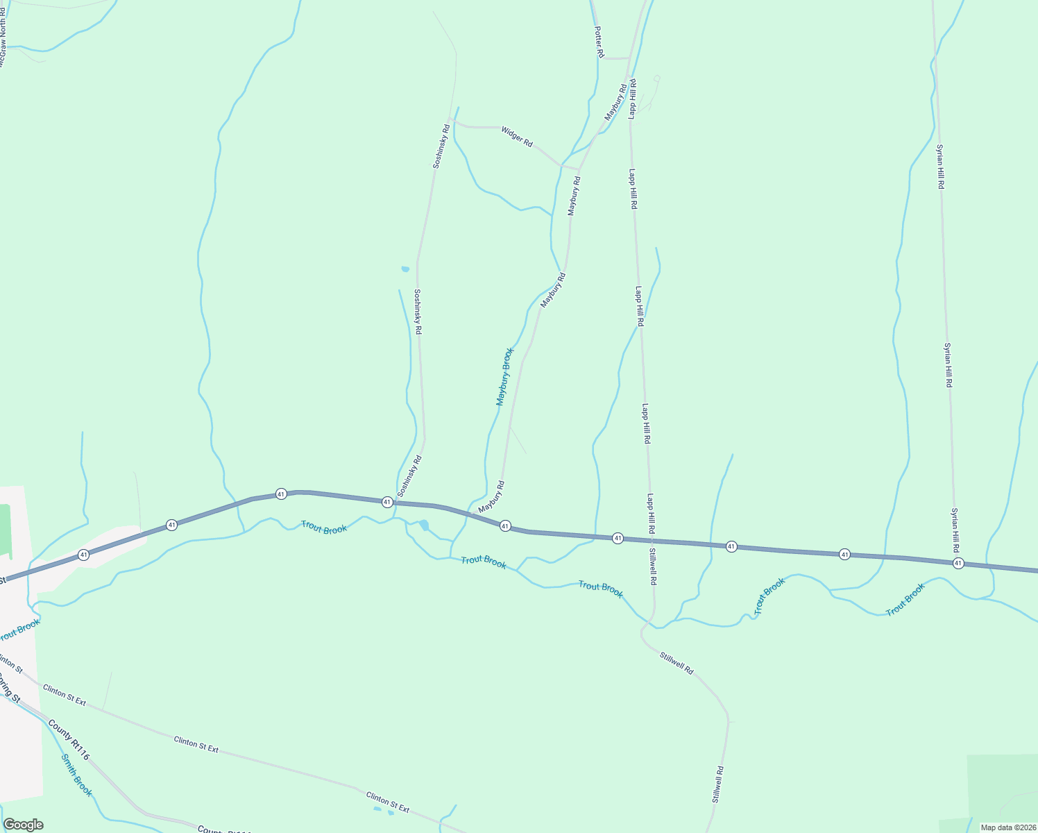 map of restaurants, bars, coffee shops, grocery stores, and more near 4092 Maybury Road in McGraw