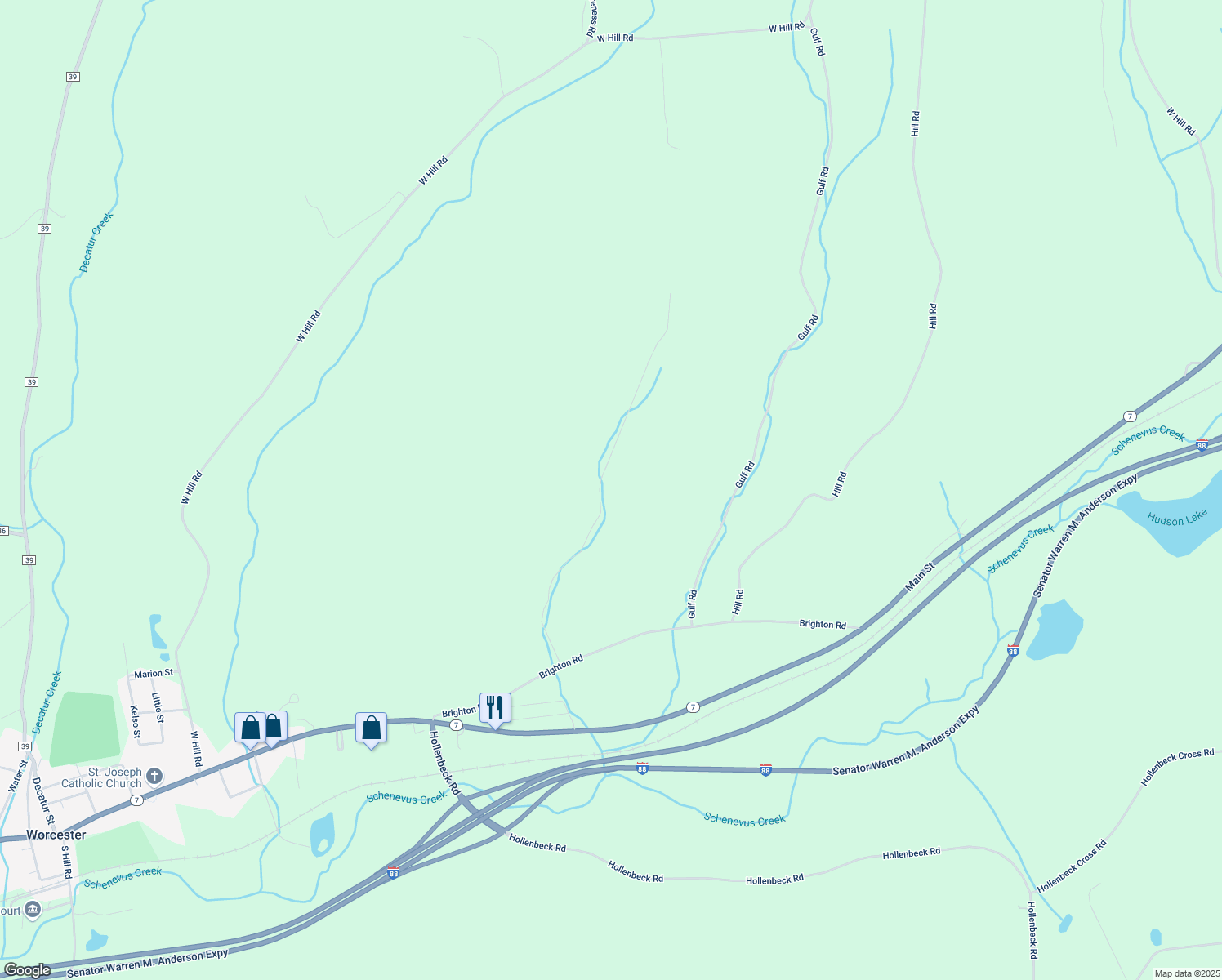 map of restaurants, bars, coffee shops, grocery stores, and more near 220 Trainor Rd in Worcester
