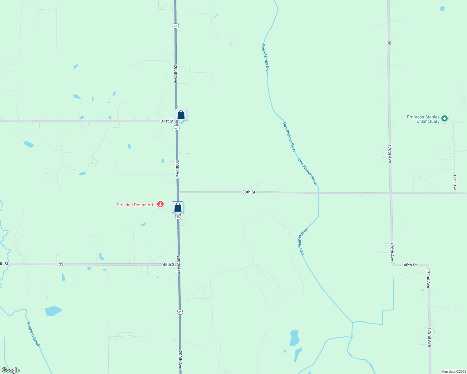 map of restaurants, bars, coffee shops, grocery stores, and more near 19400 38th Street in Bristol