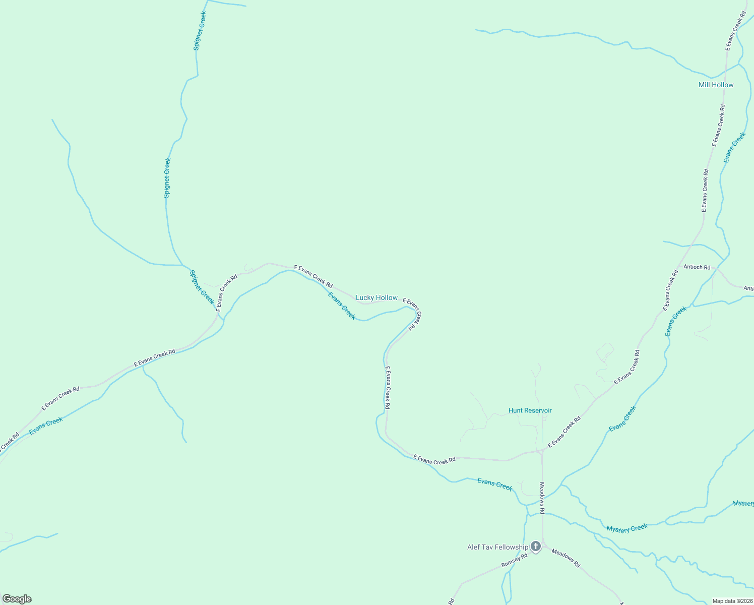 map of restaurants, bars, coffee shops, grocery stores, and more near 19368 East Evans Creek Road in Rogue River