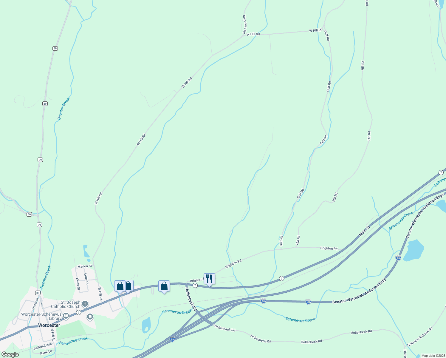 map of restaurants, bars, coffee shops, grocery stores, and more near 286 Trainor Road in Worcester