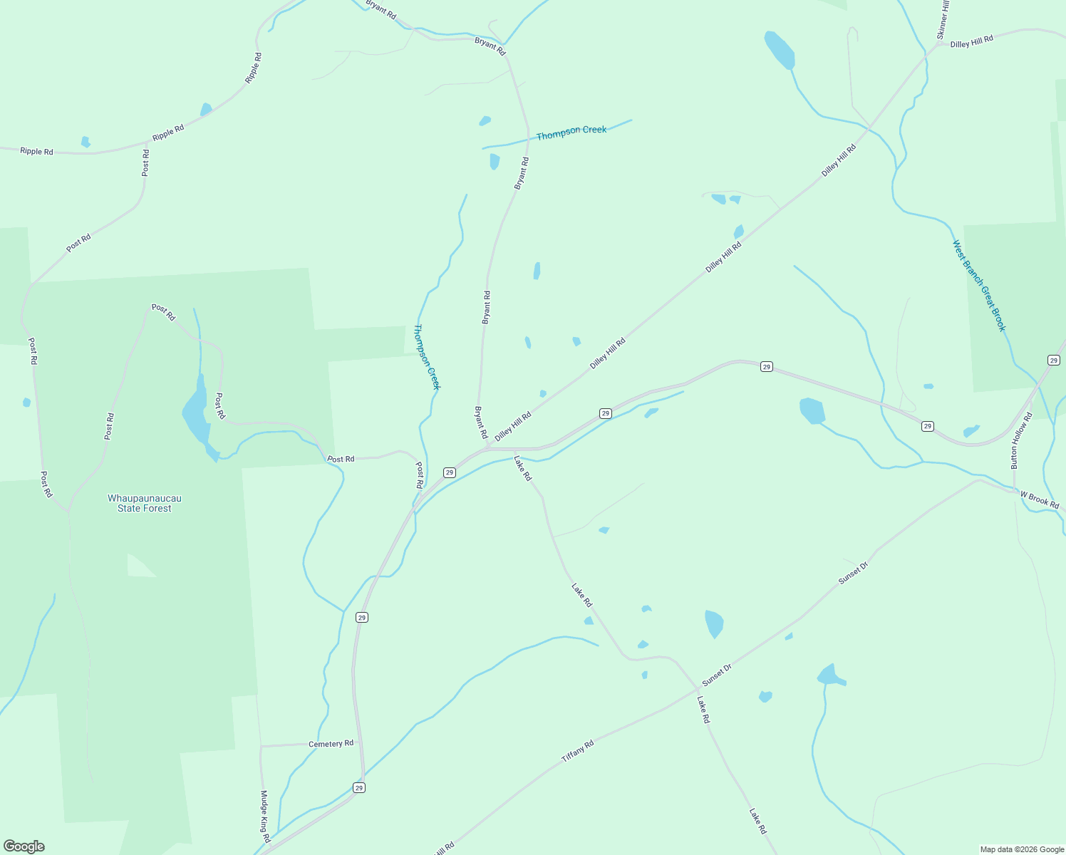 map of restaurants, bars, coffee shops, grocery stores, and more near 134 Dilley Hill Rd in Norwich