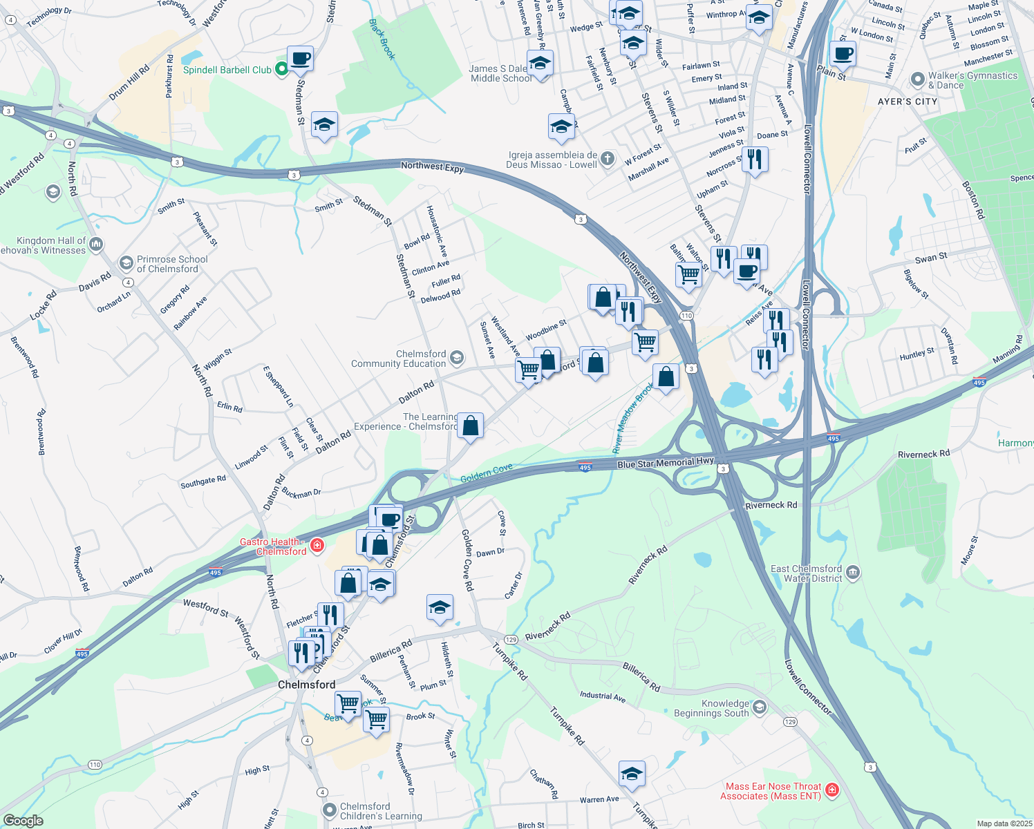 63 Chelmsford Street, Chelmsford MA Walk Score