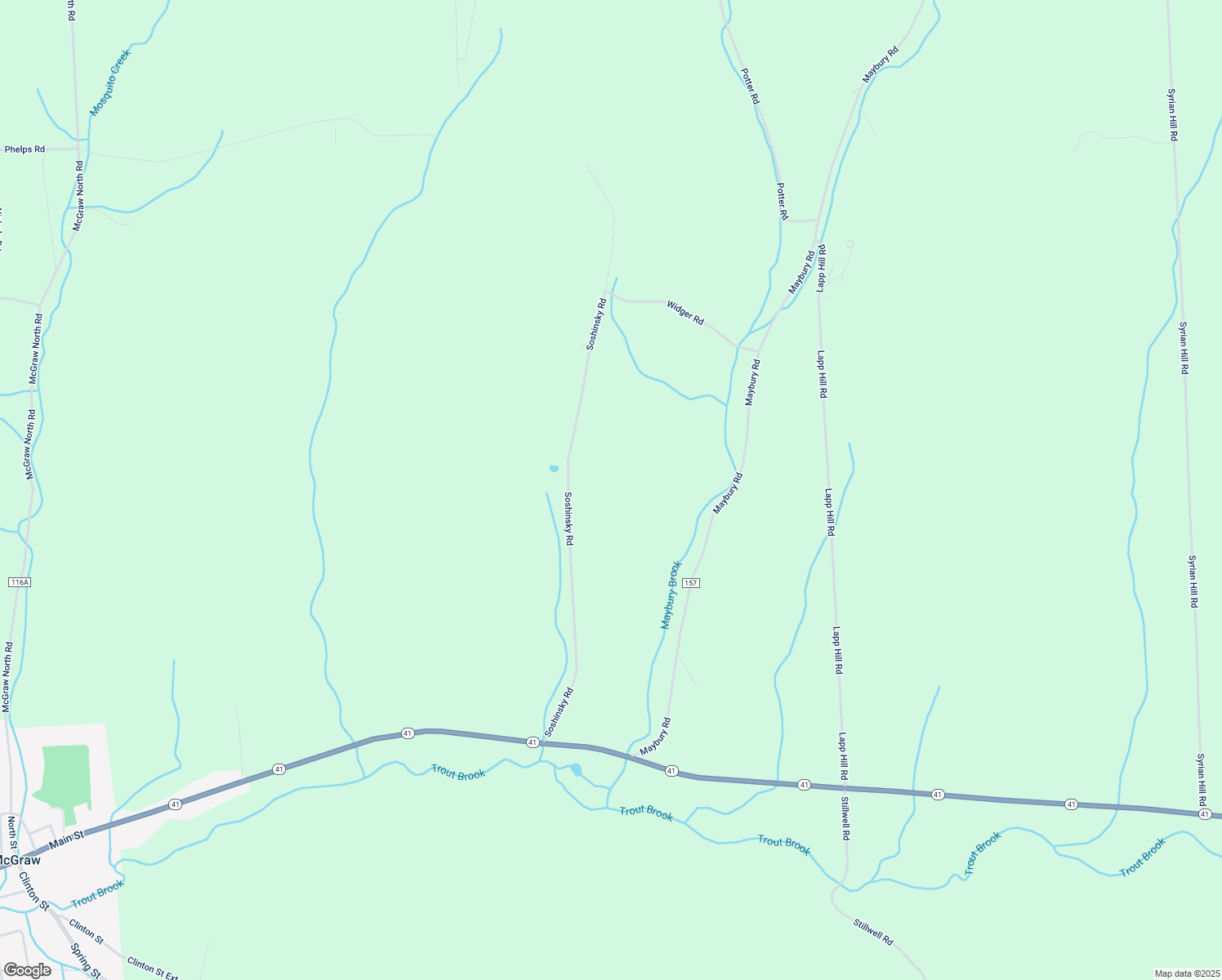 map of restaurants, bars, coffee shops, grocery stores, and more near in McGraw