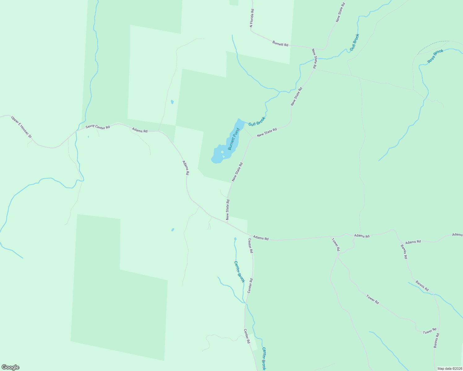 map of restaurants, bars, coffee shops, grocery stores, and more near 132 New State Road in Savoy