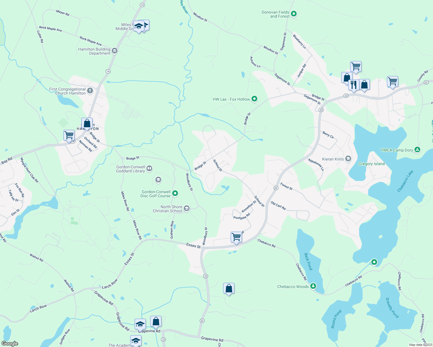 map of restaurants, bars, coffee shops, grocery stores, and more near 8 Greenbrook Road in Hamilton