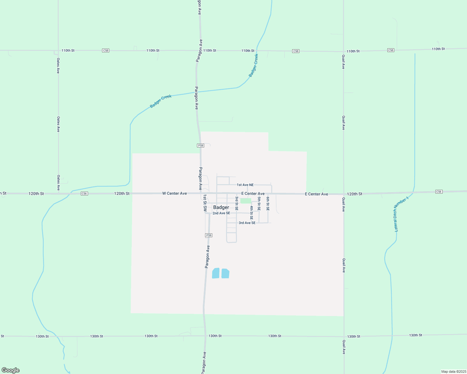 map of restaurants, bars, coffee shops, grocery stores, and more near 213 1st Ave NE in Badger