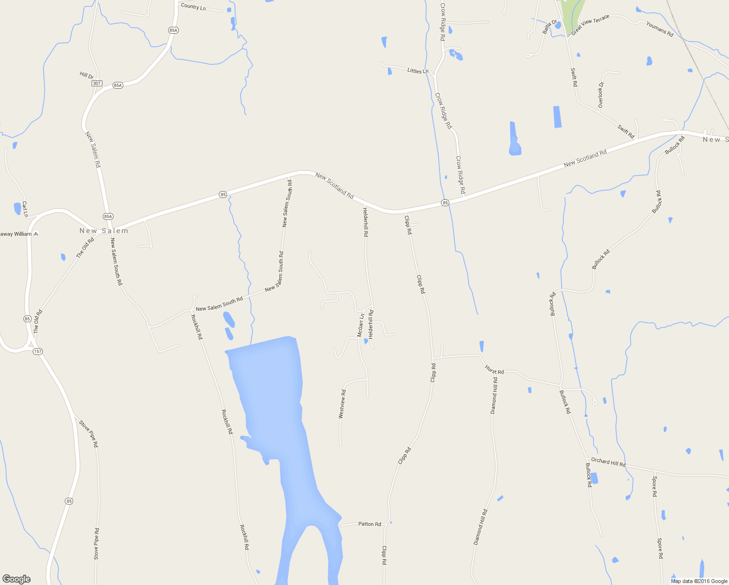 map of restaurants, bars, coffee shops, grocery stores, and more near 92 Helderhill Road in Voorheesville