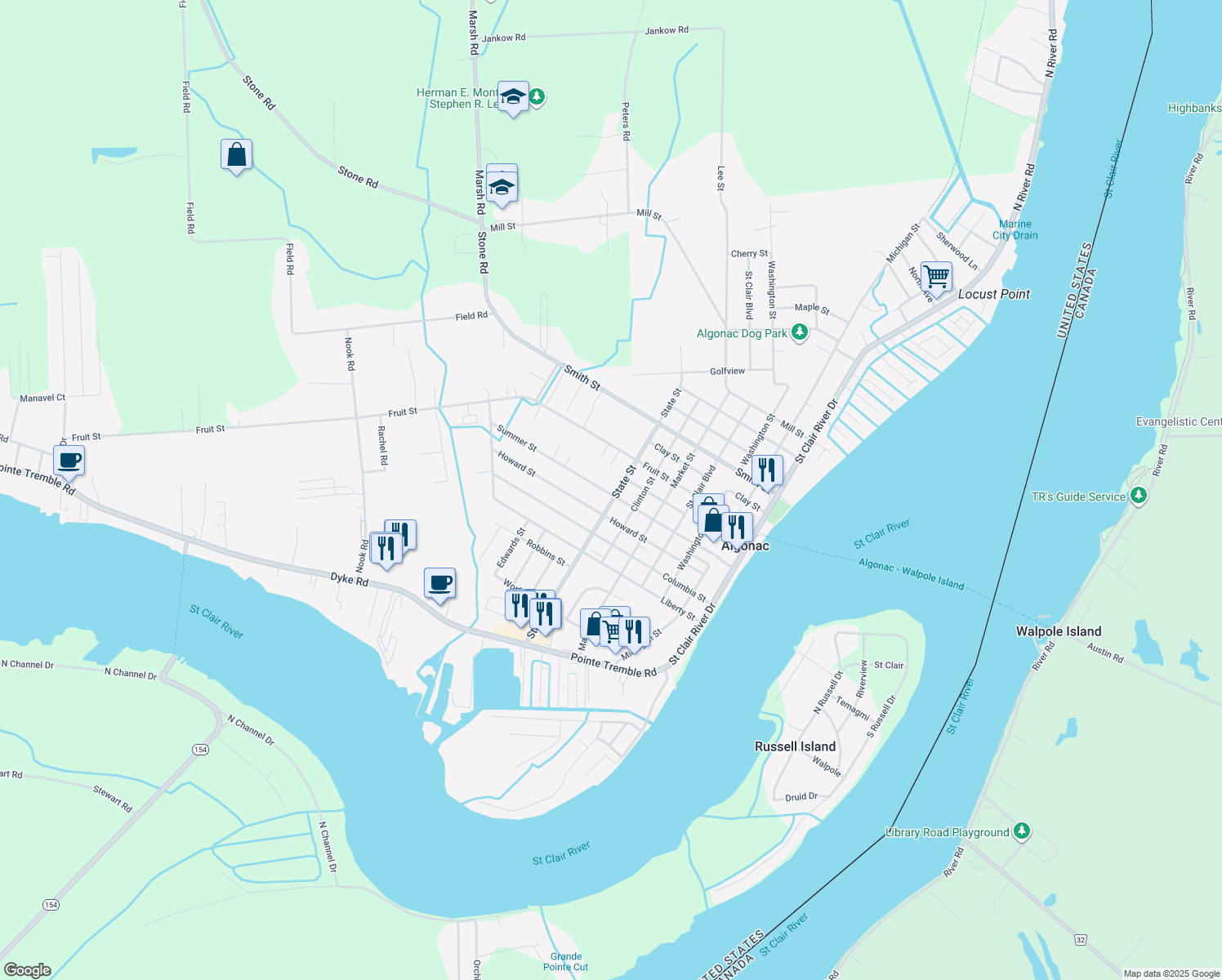 1003 State Street, Algonac MI Walk Score
