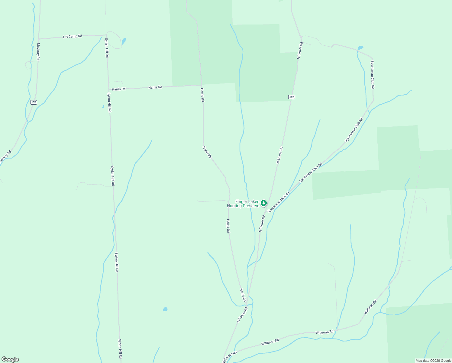 map of restaurants, bars, coffee shops, grocery stores, and more near 3925 Mulcaay Road in Cincinnatus