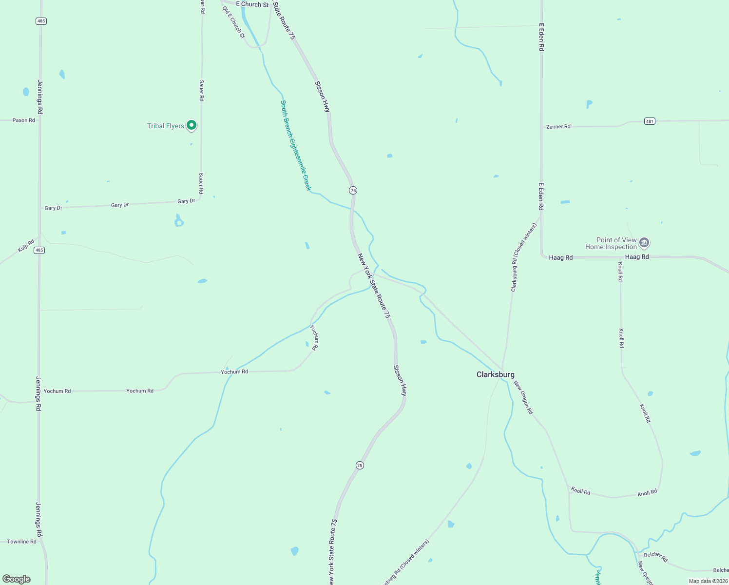 map of restaurants, bars, coffee shops, grocery stores, and more near 9552 Sisson Highway in Eden